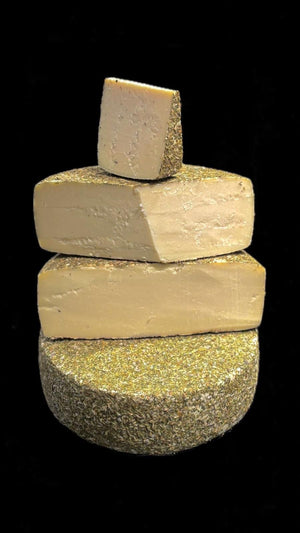 Ziegenheublumenkäse